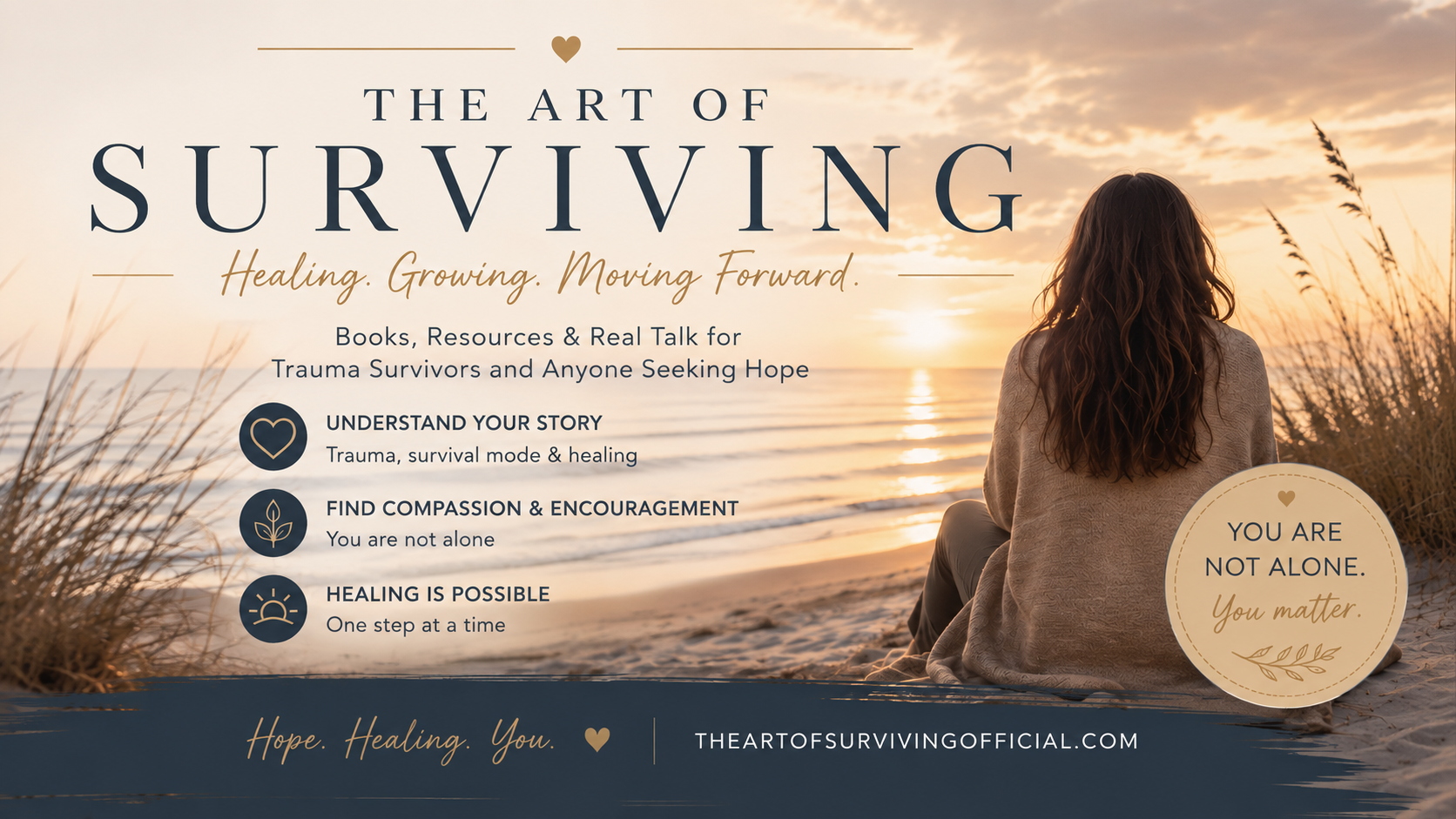 The Art of Surviving speaking and media banner